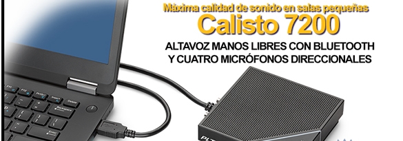 Maxima calidad de sonido para sus salas de reuniones - CALISTO P7200 de Plantronics