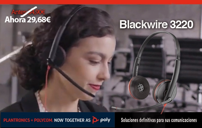 Auricular para PC - Blackwire 3220 - Precio Especial